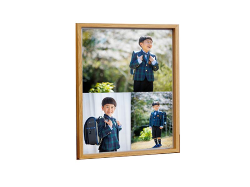 額小3枚編集のイメージ写真