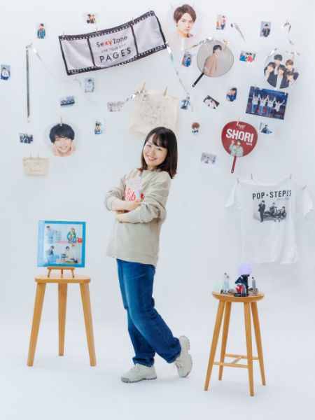 好きフォト1人推しグッズと共に