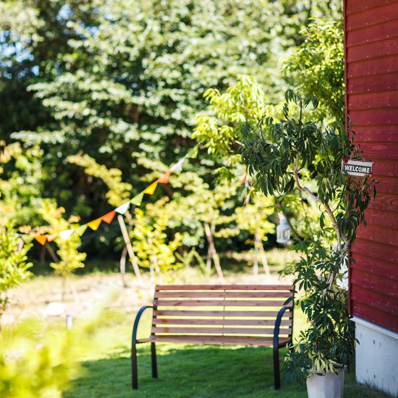 DAIOKU写真スタジオ　屋外ロケーション撮影できる庭