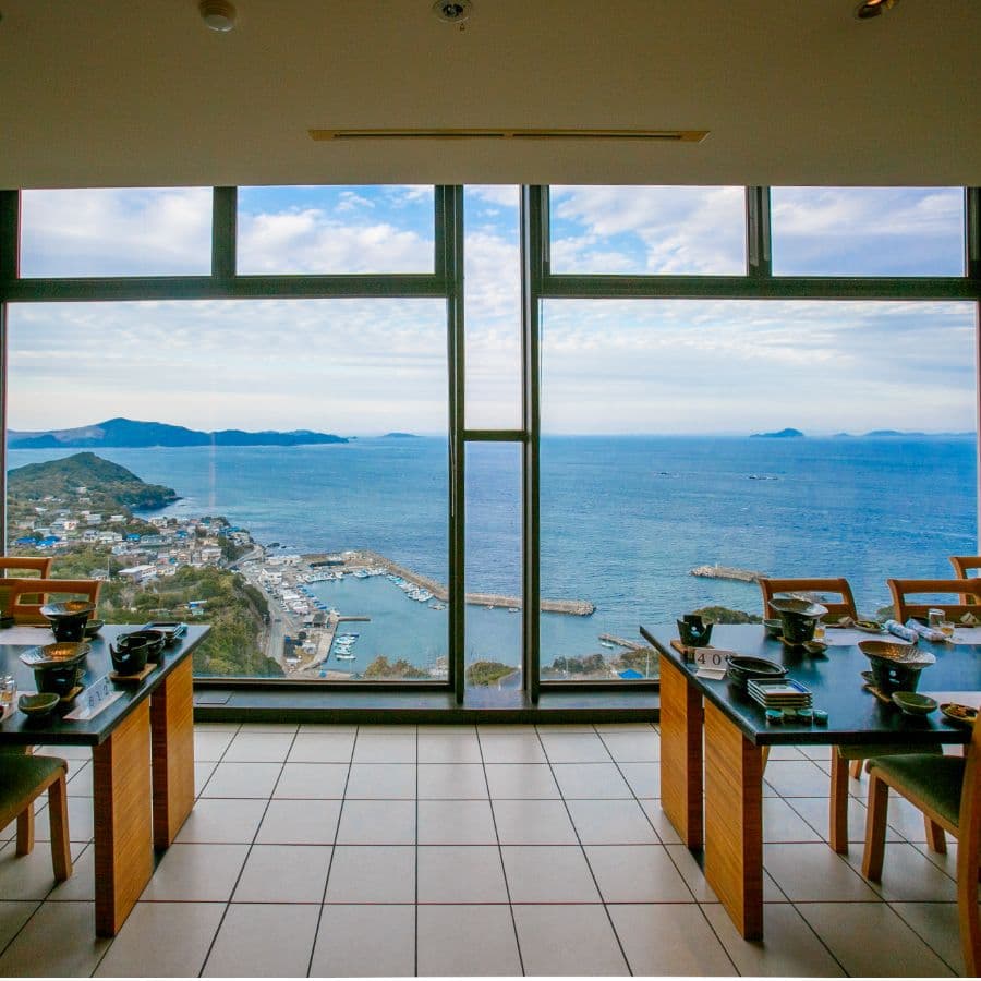 ホテルレストランからの眺望