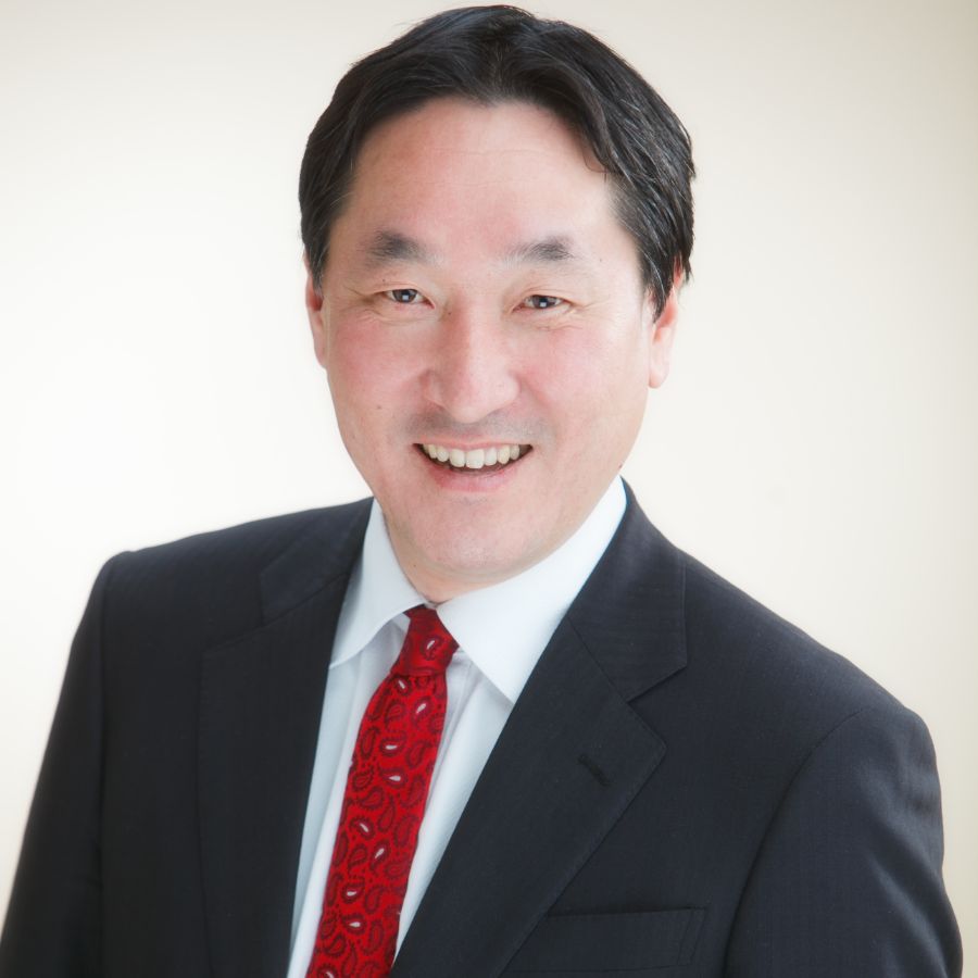 選挙用プロフィール写真　男性半身　笑顔